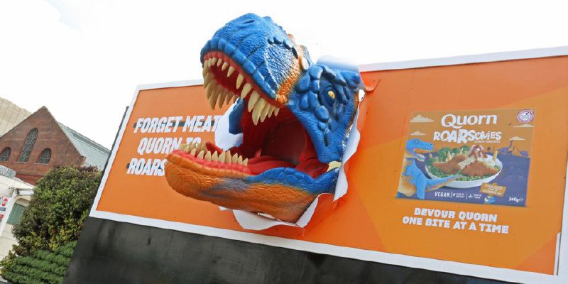 Quorn Roarsomes 3D Dinosaur Billboard