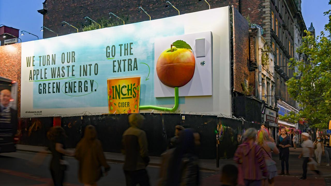 Inch's Cider Green Energy Billboard