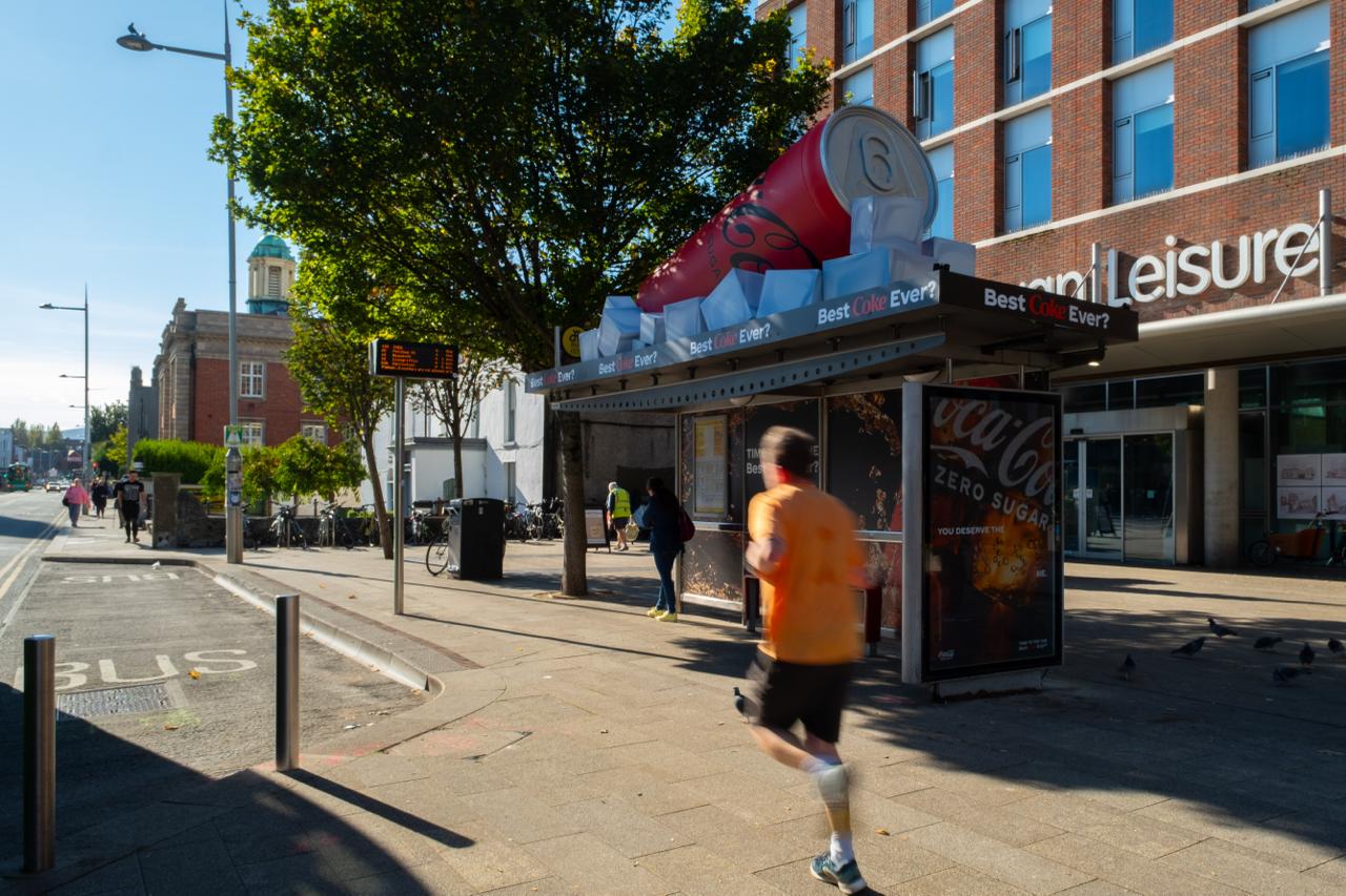 Coca-Cola 3D Bus Shelter